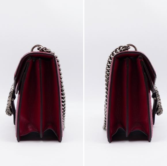 ❌️❌️SOLD❌️❌️AU16❤️ GUCCI Tweed GG Monogram Dionysus Shoulder Bag Black - Picture 6 of 15